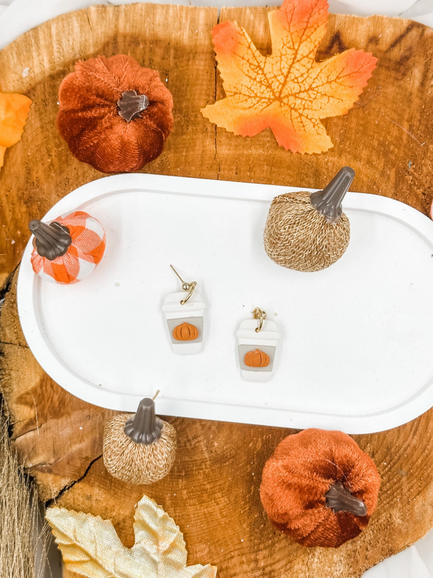 Pumpkin Spice Earrings