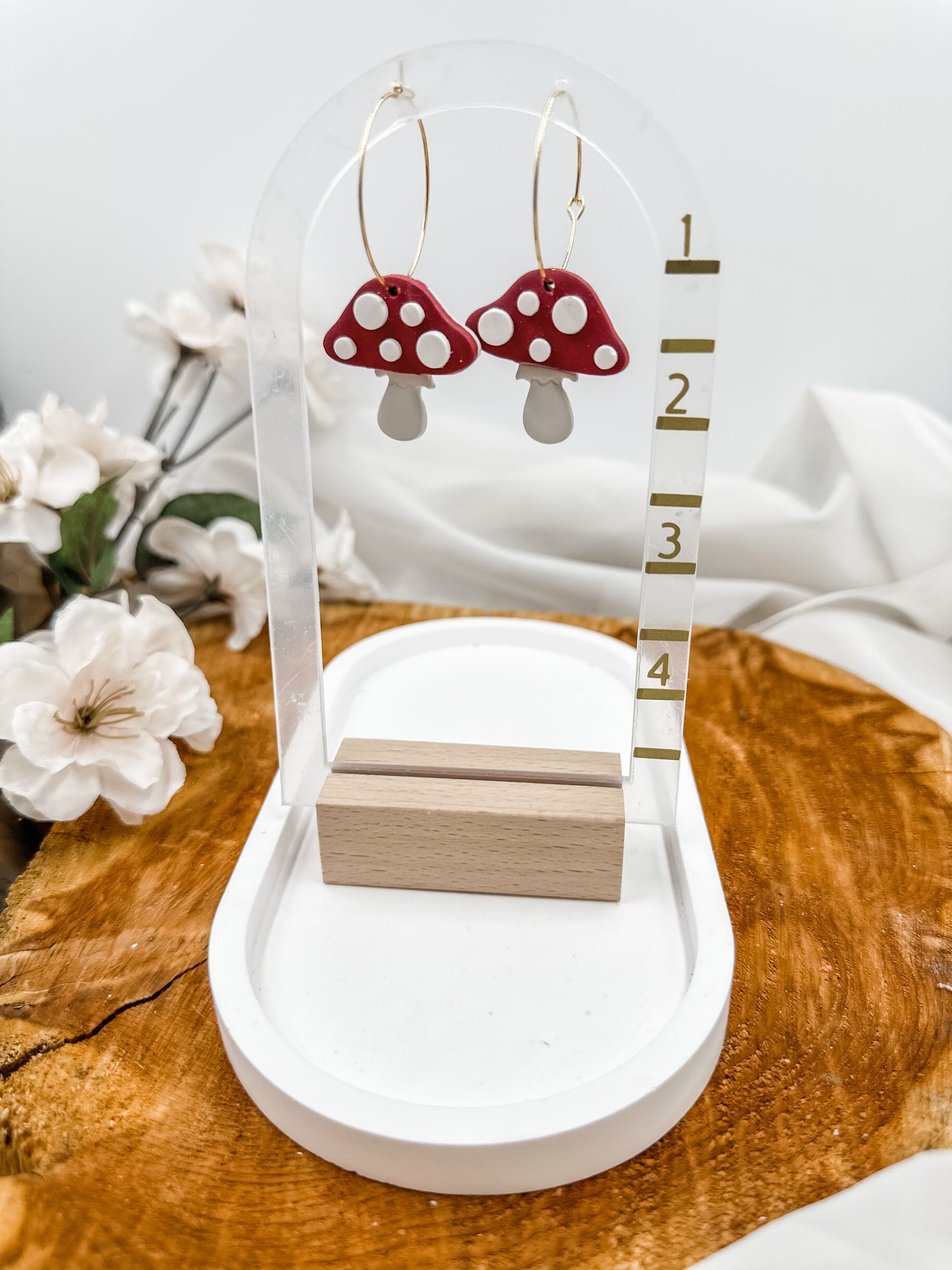 Melia Mushroom Dangle Earrings